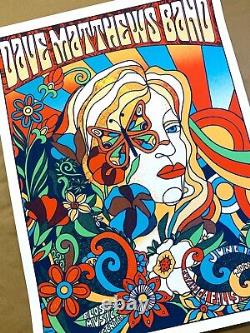 Dave Matthews Band Poster Blossom Nate Duval Cuyahoga Falls 2022 DMB