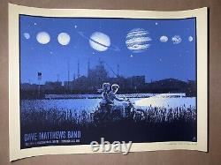 Dave Matthews Band Poster Blossom OH 6/27/14 Planets in Sky # 75/700 DMB