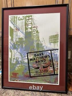 Dave Matthews Band Poster Boston Fenway