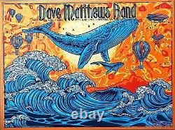 Dave Matthews Band Poster Bristow VA 2022 Todd Slater Signed AP S/N #/50