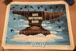 Dave Matthews Band Poster Burgettstown 2012 Limited Edition Methane Studios 600