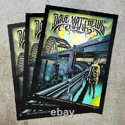 Dave Matthews Band Poster Burgettstown 2023 Star Lake Maxx242 F4D AP #/60