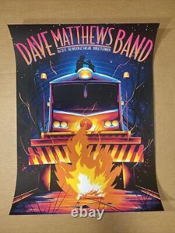 Dave Matthews Band Poster Burgettstown PA 2021 Star Lake #ed/ Sold Out