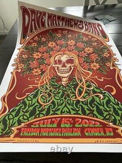 Dave Matthews Band Poster Camden New Jersey 7/15/2022 Zazzcorp IN HAND