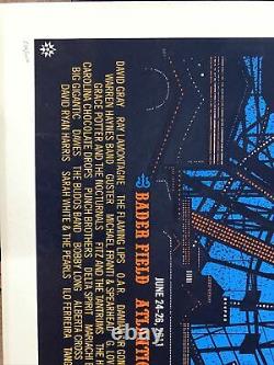 Dave Matthews Band Poster Caravan Bader Field Atlantic City Nj