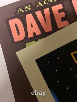 Dave Matthews Band Poster Charlotte 2015 SE /720 Mint Methane Rare 18x24