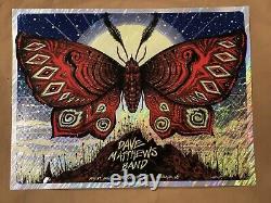 Dave Matthews Band Poster Charlotte 2021 By Jeff Soto Moon Lava Foil AP Ed Of 6