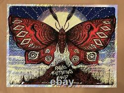 Dave Matthews Band Poster Charlotte 2021 By Jeff Soto Moon Lava Foil AP Ed Of 6