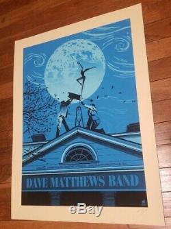 Dave Matthews Band Poster Charlottesville METHANE Signed AP Mint not treehouse