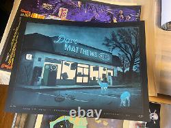 Dave Matthews Band Poster Cincinatti OH. Riverbend 2018 Moegly Signed #/705