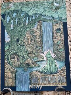 Dave Matthews Band Poster Cuyahoga Falls 2024 Owen Murphy Blossom Music 6/25