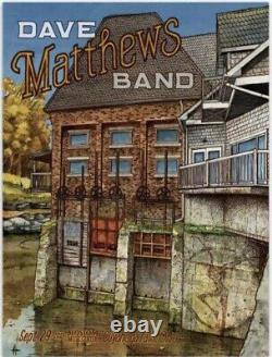 Dave Matthews Band Poster Cuyahoga Falls, OH 9/29/21 Blossom LandLand (Mint)