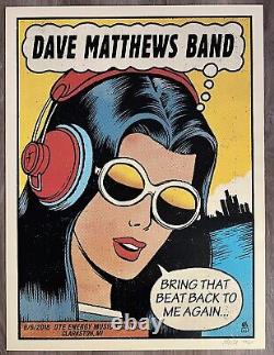 Dave Matthews Band Poster DTE Michigan 6/6/18
