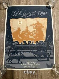 Dave Matthews Band Poster Dallas, TX 5/17/14 Gexa Energy Pavilion