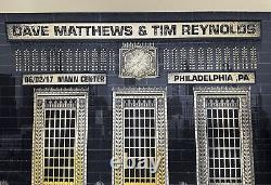 Dave Matthews Band Poster Dave & Tim Reynolds Poster 2017 Philadelphia 474/900