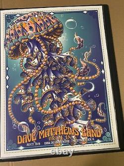 Dave Matthews Band Poster Drive-In Edition West Palm Beach, FL N2 7/27/19 Kwok