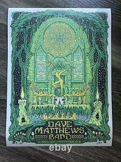 Dave Matthews Band Poster Dublin Ireland 2024 Owen Murphy 3Arena FOIL 39/40