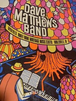 Dave Matthews Band Poster FLOCKED EDITION Noblesville N1 Methane 6/28/19 145/150