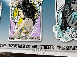 Dave Matthews Band Poster Fan Art Before These Crowded Streets Lyric Series