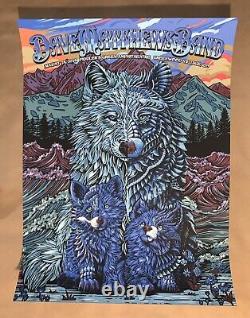 Dave Matthews Band Poster Fiddlers Green Slater Bioworkz 8/24/2024 IN HAND