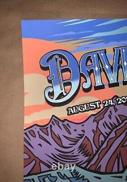 Dave Matthews Band Poster Fiddlers Green Slater Bioworkz 8/24/2024 IN HAND