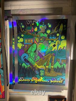 Dave Matthews Band Poster Foil 2021 Grand Rapids MI Mazza #ed /125 Show Edition