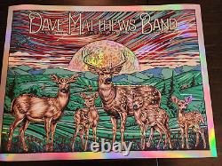 Dave Matthews Band Poster Foil Signed/Numbered Alpine Valley East Troy 2024