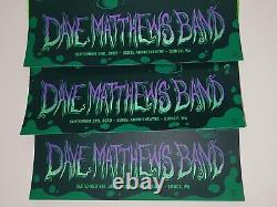 Dave Matthews Band Poster GORGE RAINBOW FOIL TRIPTYCH SET S/N x/20 2022 Mazza