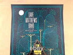 Dave Matthews Band Poster Gilford 2022 Methane Studios EMBOSSED New Hampshire