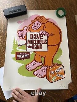 Dave Matthews Band Poster Gorge 2006 Rare Signed Numbered/1600 Methane WA