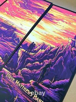 Dave Matthews Band Poster Gorge 2021 Triptych Set of 3 Dan Mumford Signed #/60