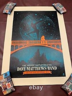 Dave Matthews Band Poster Gorge Bridge 9/05/09 2009