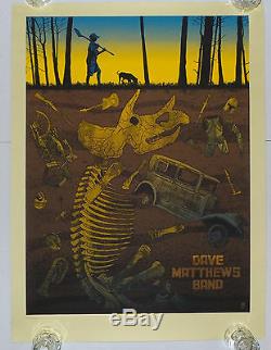 Dave Matthews Band Poster Gorge George N3 8/31/2014 Poster Numbered & Signed