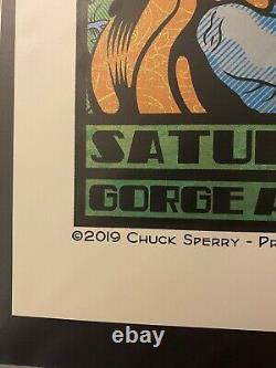 Dave Matthews Band Poster Gorge N2 2019 Chuck Sperry SE #/1700 Mint ArtistSigned