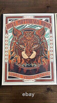 Dave Matthews Band Poster Gorge Quincy WA 9/5/2021 Ben Kwok Bioworkz #1786/1850