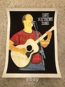 Dave Matthews Band Poster Gorge Silhouette 9/1/12 2012