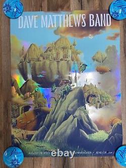 Dave Matthews Band Poster Hayden Homes Amphitheater Bend, OR 8/29/23 FOIL