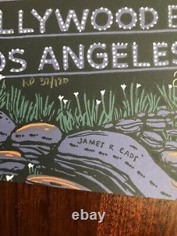 Dave Matthews Band Poster Hollywood Bowl Los Angeles (9/10/18) James Eads (AP)