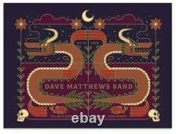 Dave Matthews Band Poster Holmdel NJ PNC Bank Arts Center 7/18 2023