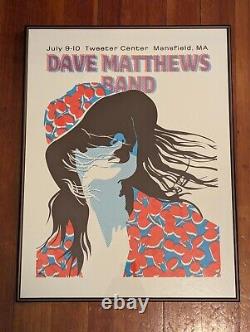 Dave Matthews Band Poster, July 9 & 10 2005, Tweeter Center, Mansfield, MA