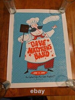 Dave Matthews Band Poster June 13, 2008 Hartford, Ct