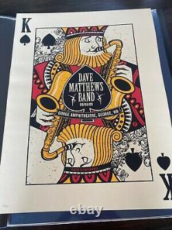 Dave Matthews Band Poster King of Spades Gorge 9/6/09 2009