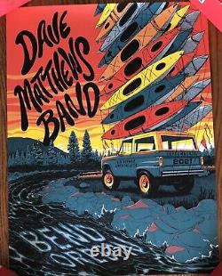Dave Matthews Band Poster Les Schwab 9/8/21 Bend Oregon