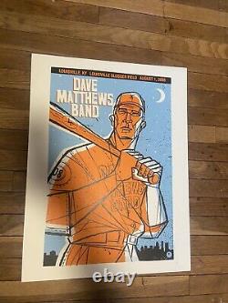 Dave Matthews Band Poster Louisville Slugger 2008 AP Methane Very Rare 19x25