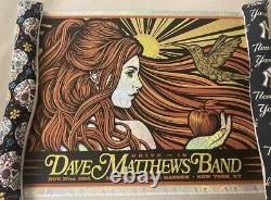 Dave Matthews Band Poster MSG 11/30/18 Drive In 2020 Slater FOIL #/250 MINT