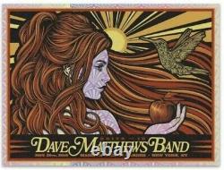 Dave Matthews Band Poster MSG 11/30/18 Drive In 2020 Slater FOIL x/250 In Hand