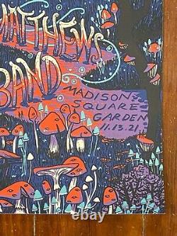 Dave Matthews Band Poster Madison Square Garden MSG NYC N2 11/13/21 James Eads