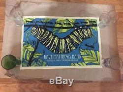 Dave Matthews Band Poster Mansfield Ma 6/7/10 Rare Worm