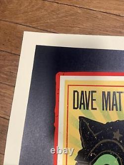 Dave Matthews Band Poster Milwaukee Summerfest 7/1/2018 Methane Signed #ed /900