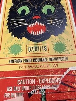 Dave Matthews Band Poster Milwaukee Summerfest 7/1/2018 Methane Signed #ed /900